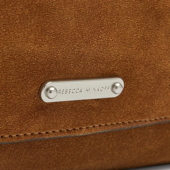 Rebecca Minkoff Whiskey Equestrian 
Darren Studded Suede Leather Shoulder Bag - Picture 5 of 16